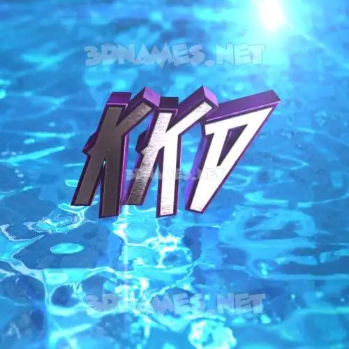 kkd in Water 2015 style - 3D name wallpaper kkd in Water 2015 style - 3D name wallpaper