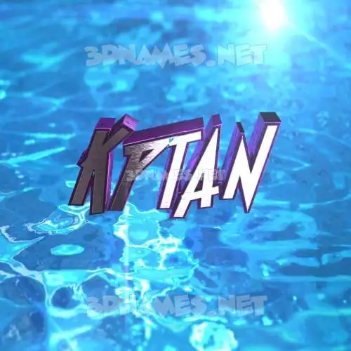 kptan in Water 2015 style - 3D name wallpaper kptan in Water 2015 style - 3D name wallpaper