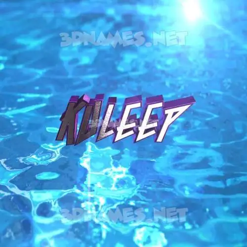 kuleep in Water 2015 style - 3D name wallpaper kuleep in Water 2015 style - 3D name wallpaper