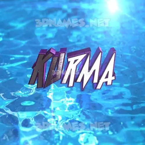 kurma in Water 2015 style - 3D name wallpaper kurma in Water 2015 style - 3D name wallpaper