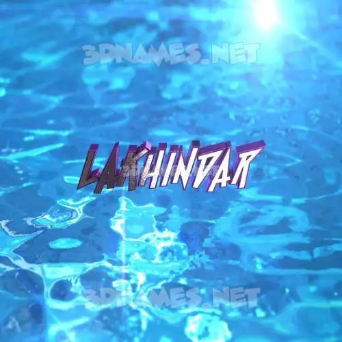 lakhindar in Water 2015 style - 3D name wallpaper lakhindar in Water 2015 style - 3D name wallpaper