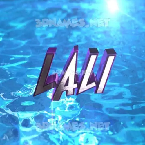 lali in Water 2015 style - 3D name wallpaper lali in Water 2015 style - 3D name wallpaper