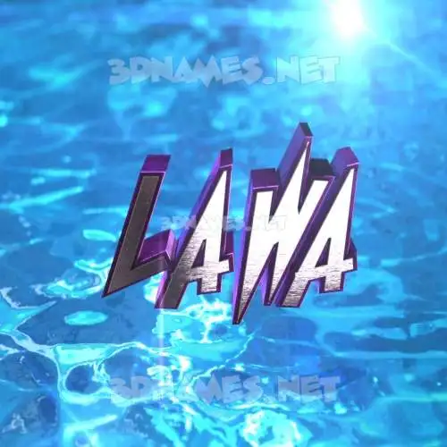 lawa in Water 2015 style - 3D name wallpaper lawa in Water 2015 style - 3D name wallpaper
