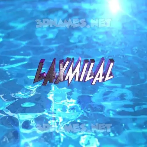 laxmilal in Water 2015 style - 3D name wallpaper laxmilal in Water 2015 style - 3D name wallpaper