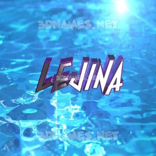 lejina in Water 2015 style - 3D name wallpaper lejina in Water 2015 style - 3D name wallpaper