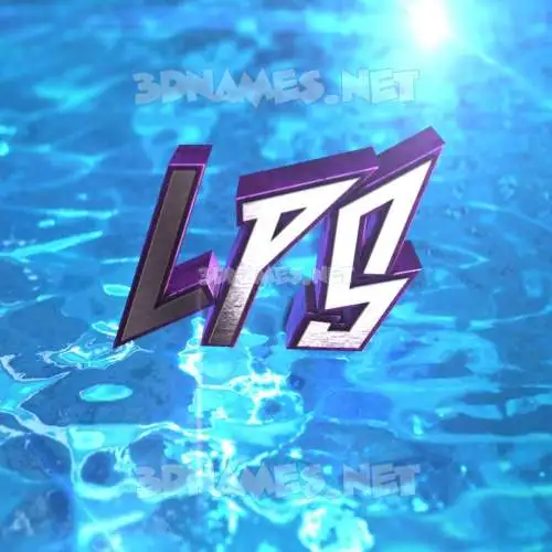 lps in Water 2015 style - 3D name wallpaper lps in Water 2015 style - 3D name wallpaper
