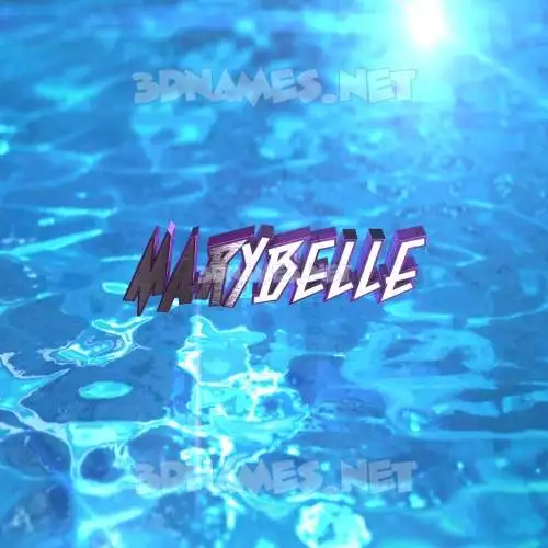 marybelle in Water 2015 style - 3D name wallpaper marybelle in Water 2015 style - 3D name wallpaper