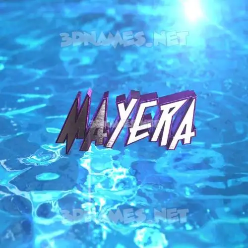 mayera in Water 2015 style - 3D name wallpaper mayera in Water 2015 style - 3D name wallpaper