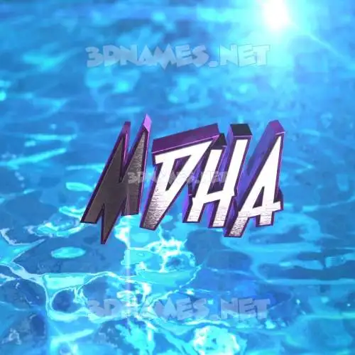 mdha in Water 2015 style - 3D name wallpaper mdha in Water 2015 style - 3D name wallpaper