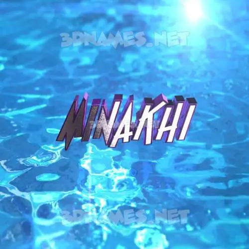 minakhi in Water 2015 style - 3D name wallpaper minakhi in Water 2015 style - 3D name wallpaper