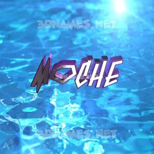 moche in Water 2015 style - 3D name wallpaper moche in Water 2015 style - 3D name wallpaper