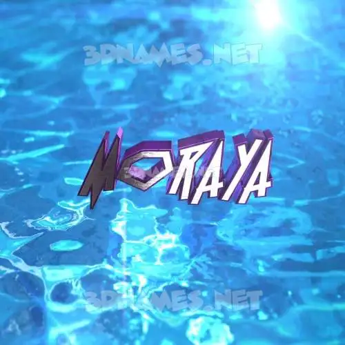moraya in Water 2015 style - 3D name wallpaper moraya in Water 2015 style - 3D name wallpaper