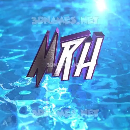 mrh in Water 2015 style - 3D name wallpaper mrh in Water 2015 style - 3D name wallpaper