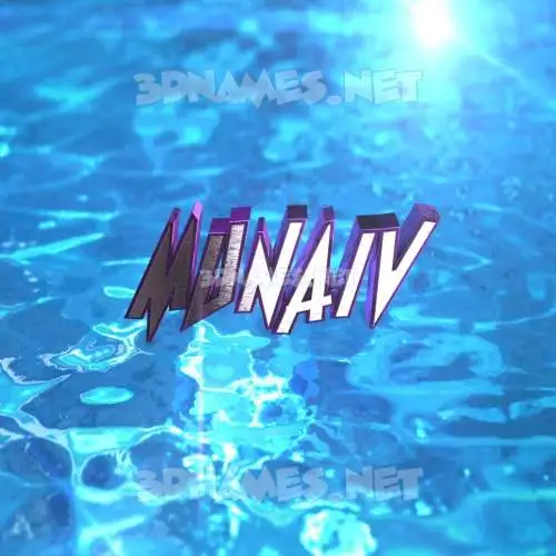 munaiv in Water 2015 style - 3D name wallpaper munaiv in Water 2015 style - 3D name wallpaper