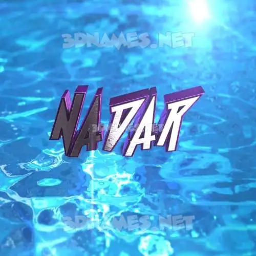 nadar in Water 2015 style - 3D name wallpaper nadar in Water 2015 style - 3D name wallpaper