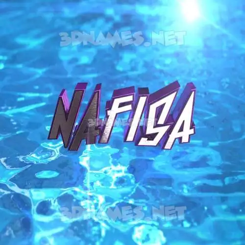 nafisa in Water 2015 style - 3D name wallpaper nafisa in Water 2015 style - 3D name wallpaper