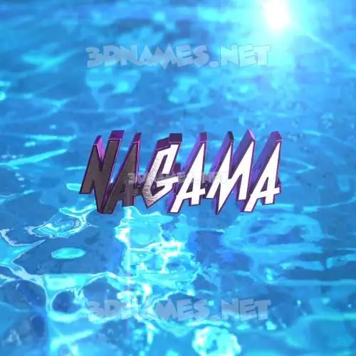 nagama in Water 2015 style - 3D name wallpaper nagama in Water 2015 style - 3D name wallpaper