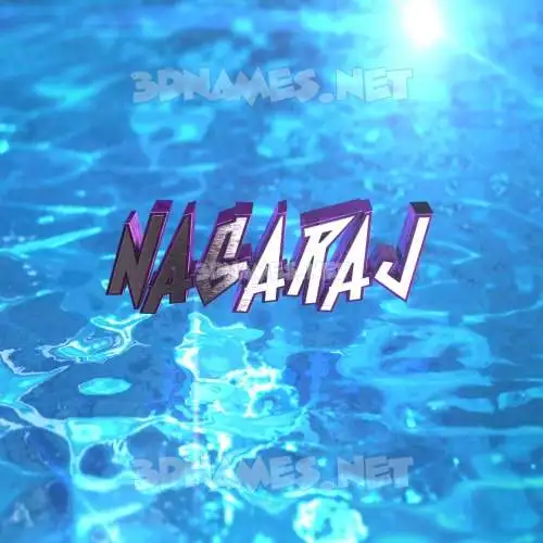 nagaraj in Water 2015 style - 3D name wallpaper
