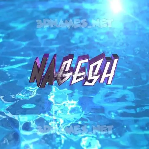 nagesh in Water 2015 style - 3D name wallpaper nagesh in Water 2015 style - 3D name wallpaper