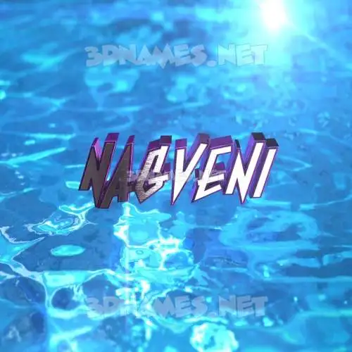 nagveni in Water 2015 style - 3D name wallpaper nagveni in Water 2015 style - 3D name wallpaper