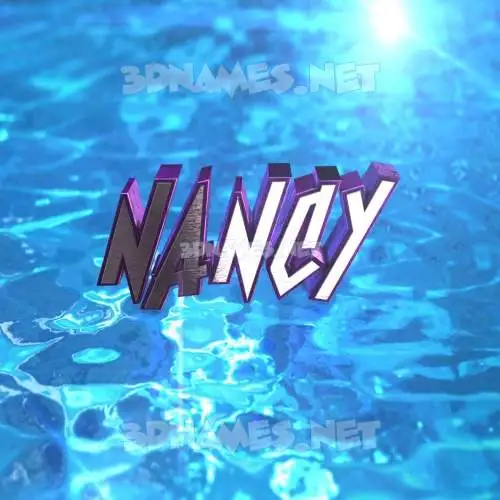 nancy in Water 2015 style - 3D name wallpaper nancy in Water 2015 style - 3D name wallpaper