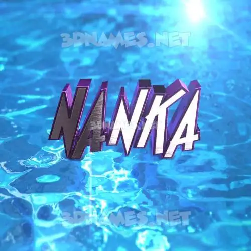 nanka in Water 2015 style - 3D name wallpaper nanka in Water 2015 style - 3D name wallpaper