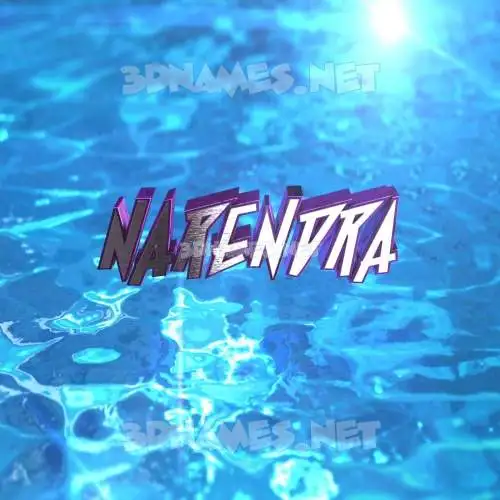 narendra in Water 2015 style - 3D name wallpaper narendra in Water 2015 style - 3D name wallpaper