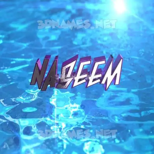 naseem in Water 2015 style - 3D name wallpaper naseem in Water 2015 style - 3D name wallpaper