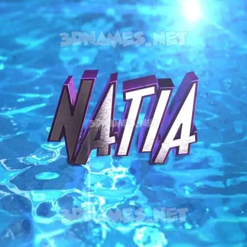 natia in Water 2015 style - 3D name wallpaper natia in Water 2015 style - 3D name wallpaper