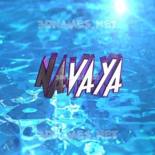 navaya in Water 2015 style - 3D name wallpaper navaya in Water 2015 style - 3D name wallpaper