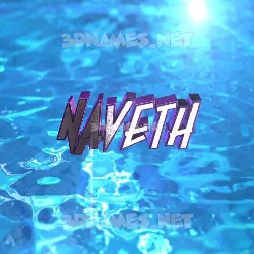 naveth in Water 2015 style - 3D name wallpaper naveth in Water 2015 style - 3D name wallpaper