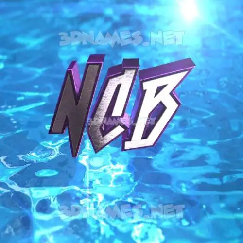 ncb in Water 2015 style - 3D name wallpaper ncb in Water 2015 style - 3D name wallpaper