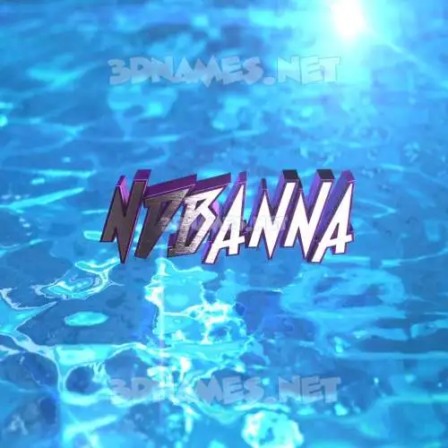 ndbanna in Water 2015 style - 3D name wallpaper ndbanna in Water 2015 style - 3D name wallpaper