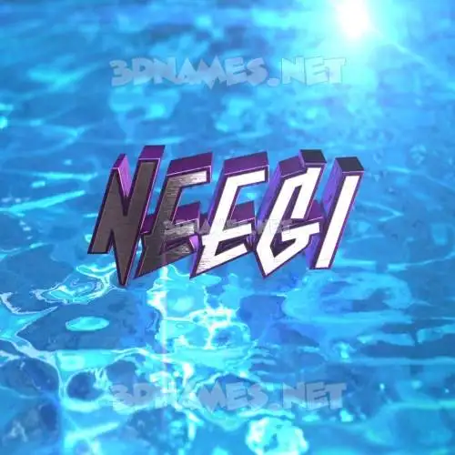neegi in Water 2015 style - 3D name wallpaper neegi in Water 2015 style - 3D name wallpaper