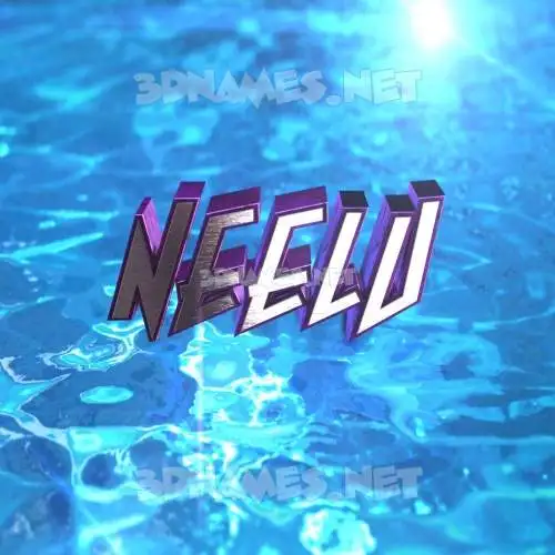 neelu in Water 2015 style - 3D name wallpaper neelu in Water 2015 style - 3D name wallpaper