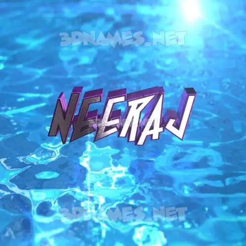 neeraj in Water 2015 style - 3D name wallpaper neeraj in Water 2015 style - 3D name wallpaper