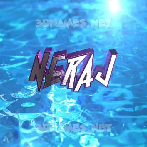 neraj in Water 2015 style - 3D name wallpaper neraj in Water 2015 style - 3D name wallpaper