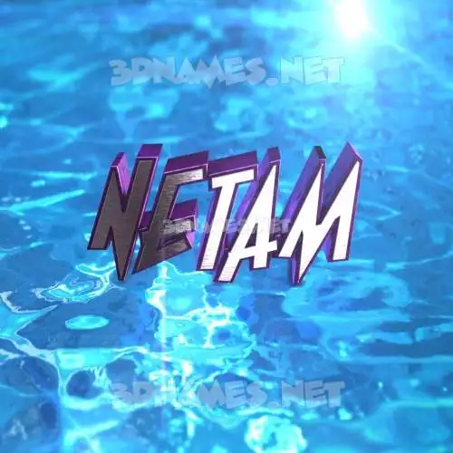 netam in Water 2015 style - 3D name wallpaper netam in Water 2015 style - 3D name wallpaper