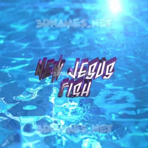 new jesus fish in Water 2015 style - 3D name wallpaper new jesus fish in Water 2015 style - 3D name wallpaper