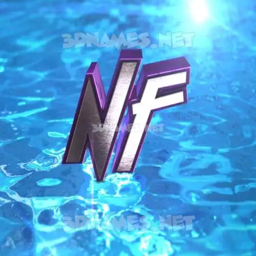 nf in Water 2015 style - 3D name wallpaper nf in Water 2015 style - 3D name wallpaper