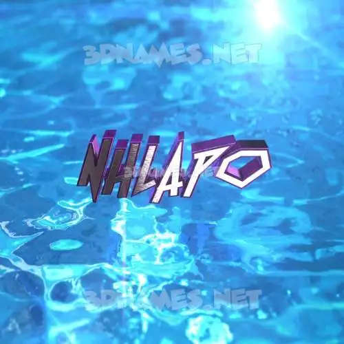 nhlapo in Water 2015 style - 3D name wallpaper nhlapo in Water 2015 style - 3D name wallpaper