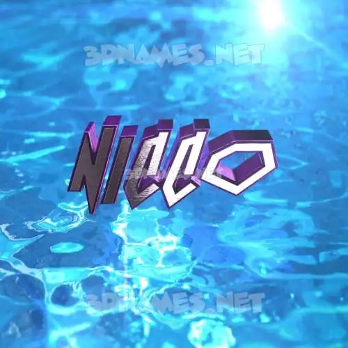 nicco in Water 2015 style - 3D name wallpaper nicco in Water 2015 style - 3D name wallpaper