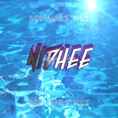 nidhee in Water 2015 style - 3D name wallpaper nidhee in Water 2015 style - 3D name wallpaper