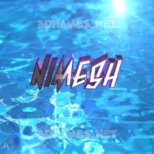 nimesh in Water 2015 style - 3D name wallpaper nimesh in Water 2015 style - 3D name wallpaper