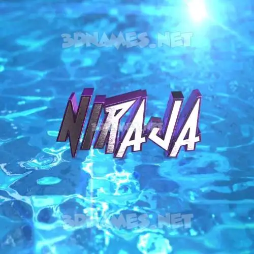niraja in Water 2015 style - 3D name wallpaper niraja in Water 2015 style - 3D name wallpaper