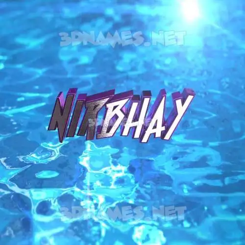 nirbhay in Water 2015 style - 3D name wallpaper nirbhay in Water 2015 style - 3D name wallpaper