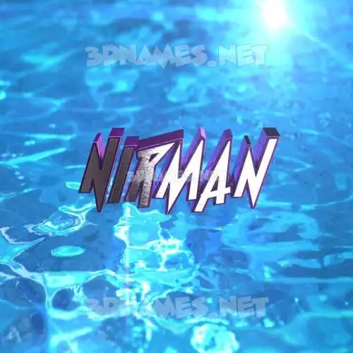 nirman in Water 2015 style - 3D name wallpaper nirman in Water 2015 style - 3D name wallpaper