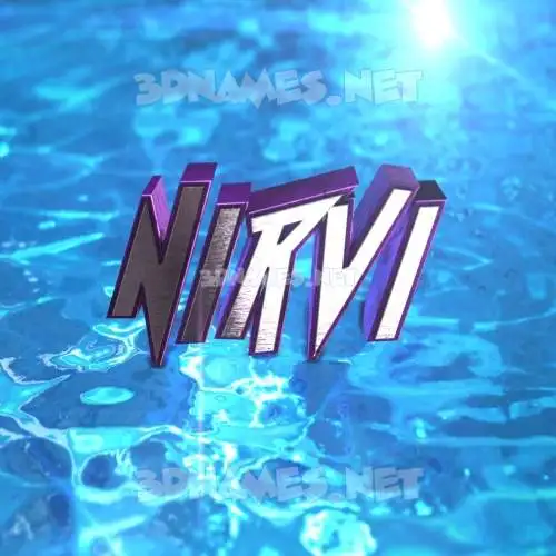 nirvi in Water 2015 style - 3D name wallpaper nirvi in Water 2015 style - 3D name wallpaper