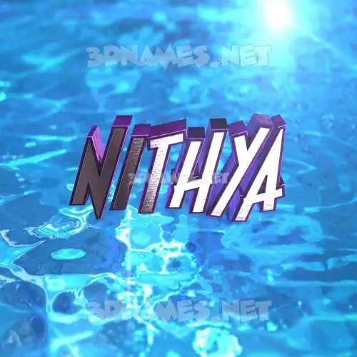 nithya in Water 2015 style - 3D name wallpaper nithya in Water 2015 style - 3D name wallpaper