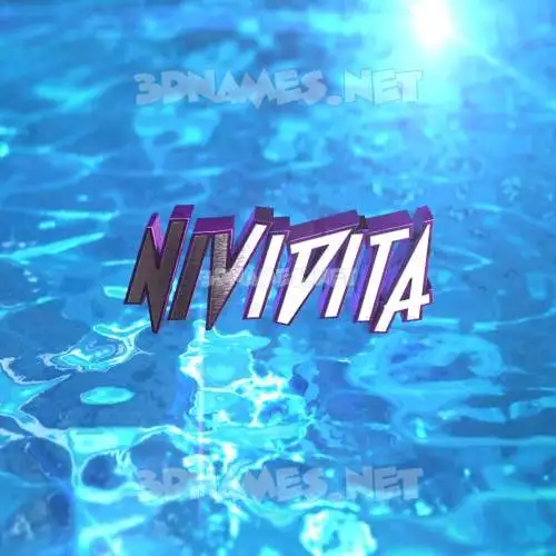 nividita in Water 2015 style - 3D name wallpaper nividita in Water 2015 style - 3D name wallpaper